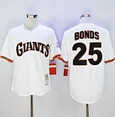San Francisco Giants #25 Barry Bonds Mitchell And Ness 1989 White Throwback Stitched Baseball Jersey Sanguo,baseball caps,new era cap wholesale,wholesale hats